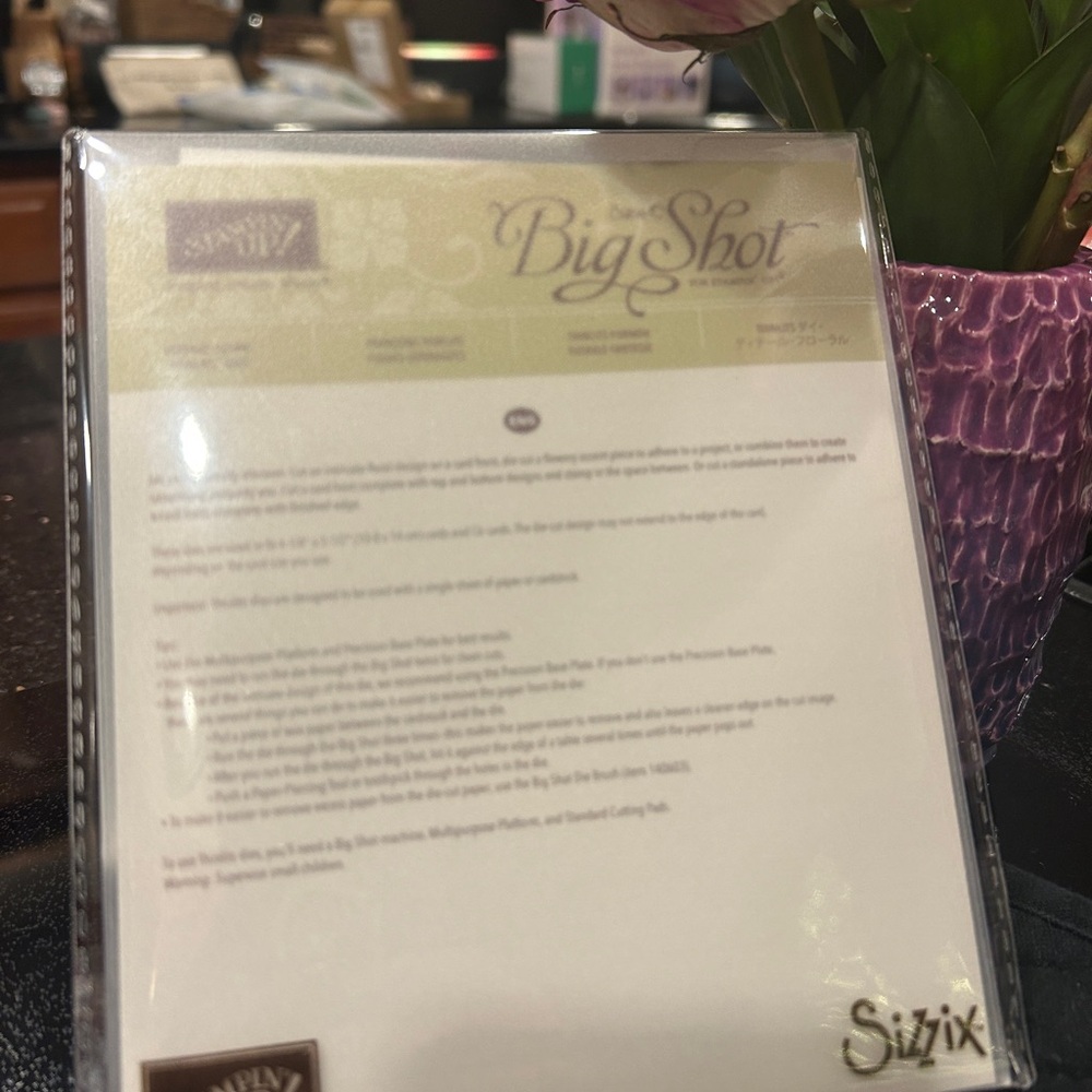 Stampin’ Up! Detailed Floral Thinlits Dies